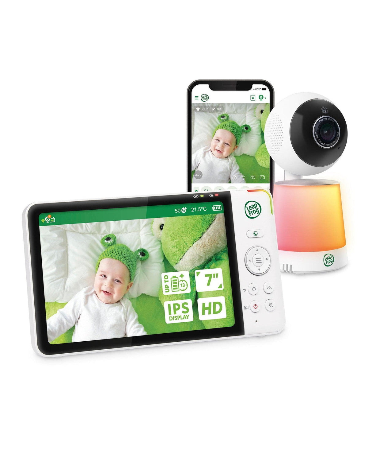 LF4917HD 7" Wi-Fi High Definition Pan & Tilt Baby Monitor
