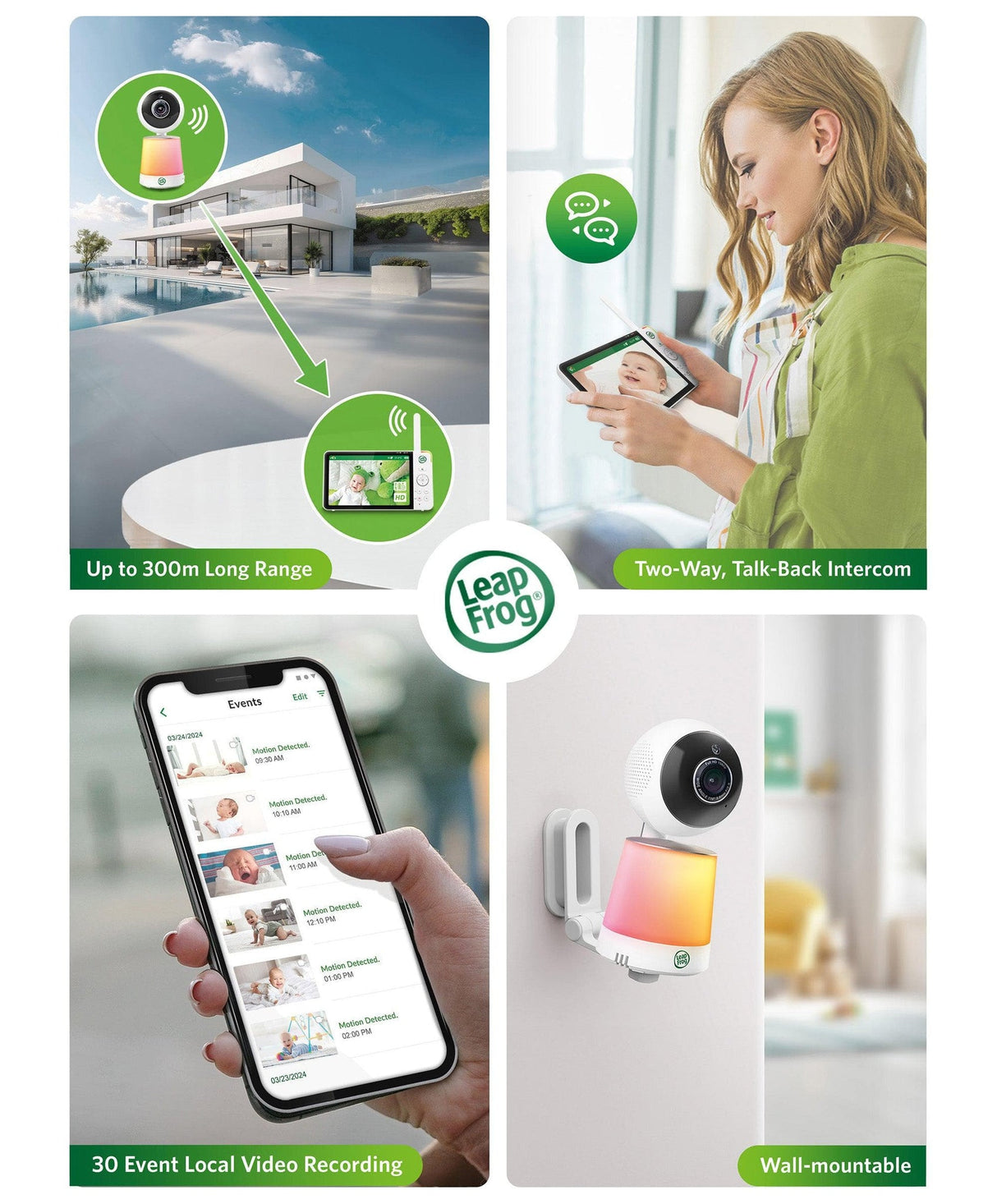 LF4917HD 7" Wi-Fi High Definition Pan & Tilt Baby Monitor