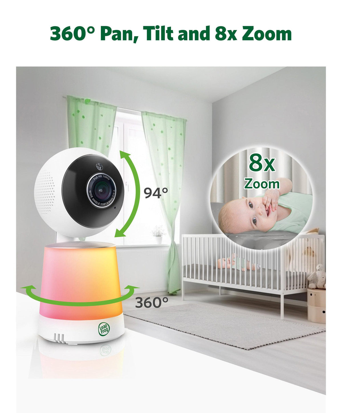 LF4917HD 7" Wi-Fi High Definition Pan & Tilt Baby Monitor