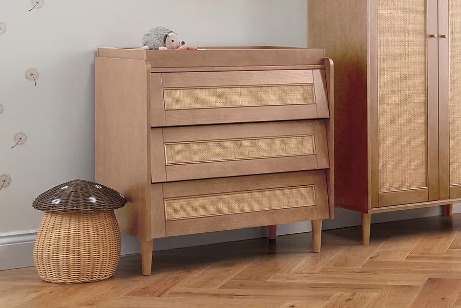 Tutti Bambini Japandi Dresser / Chest Changer - Light Oak
