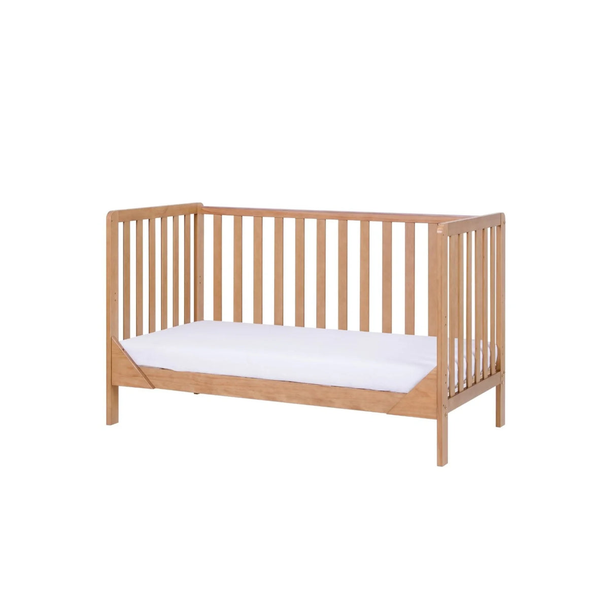 Tutti Bambini Rio 3 Piece Nursery Furniture Set with Malmo Cot Bed - Dove Grey & Honey Oak