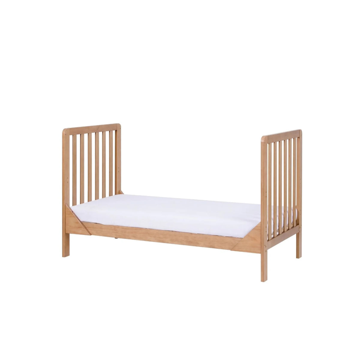 Tutti Bambini Rio 3 Piece Nursery Furniture Set with Malmo Cot Bed - Dove Grey & Honey Oak