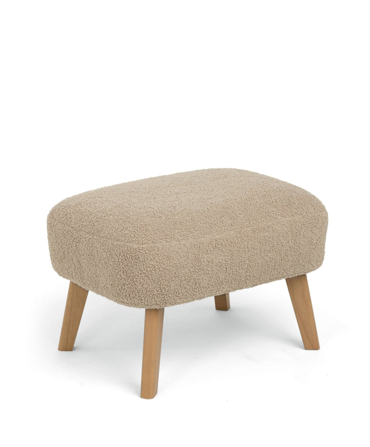 Mamas & Papas Alma Nursing Chair with Footstool - Fawn Boucle