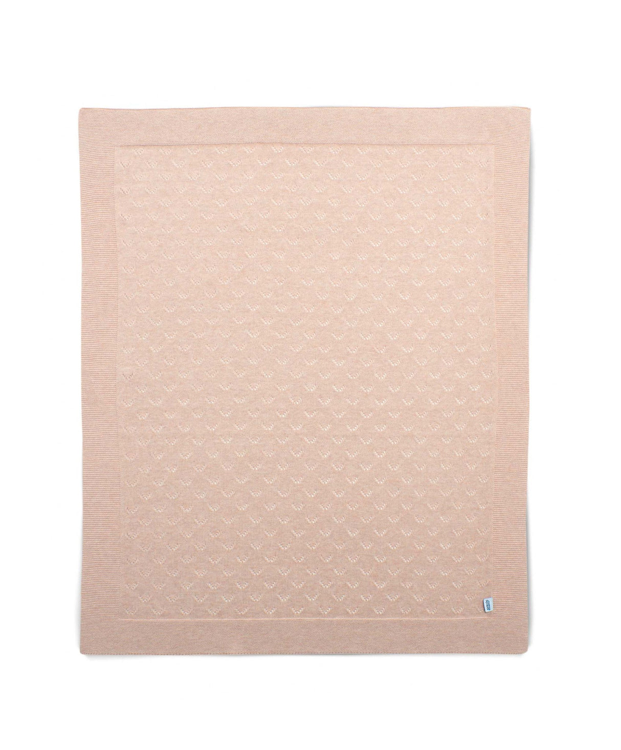 Mamas & Papas Knitted Blanket - Pink Pointelle