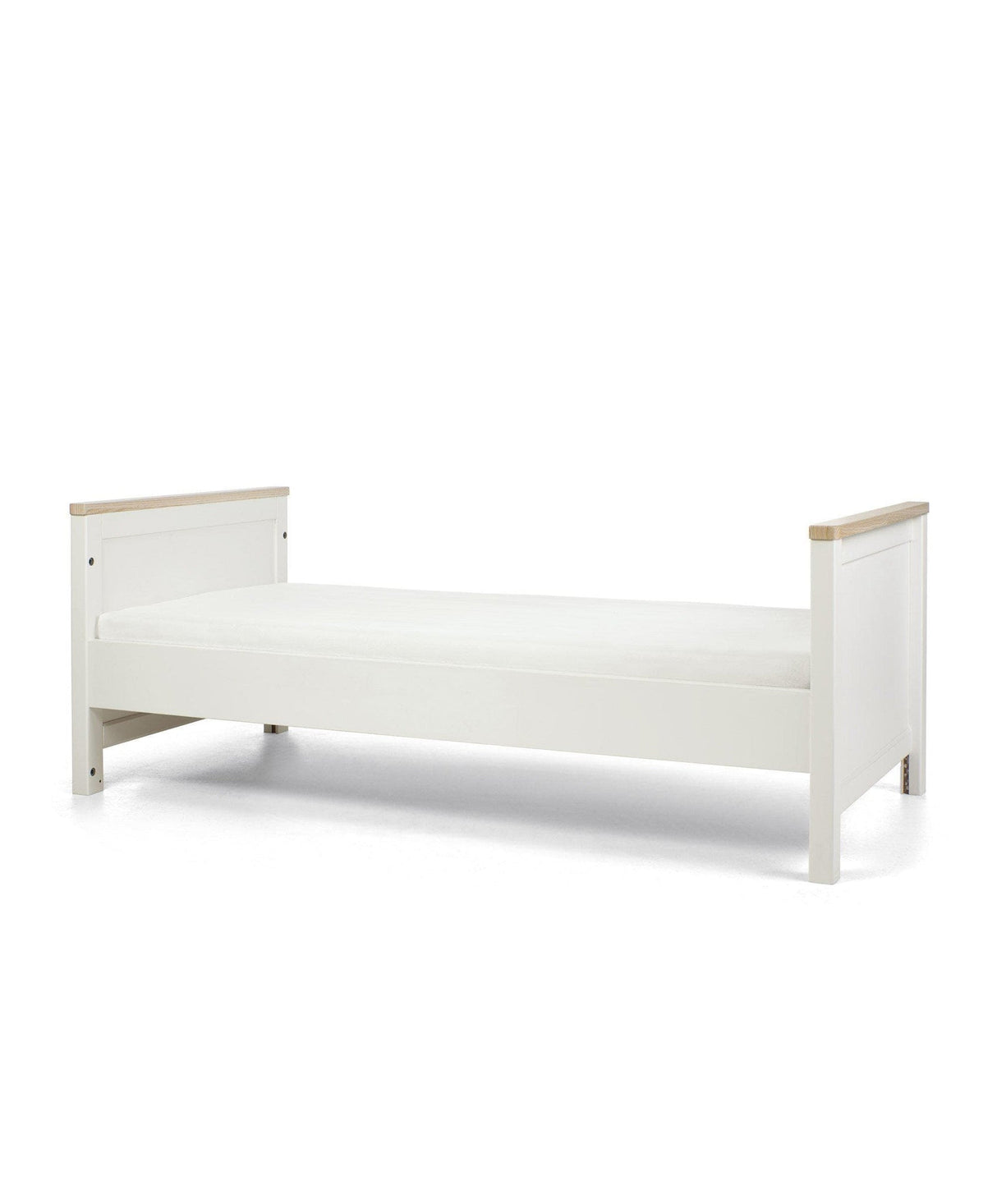 Mamas & Papas Harwell Cot Bed - White / Natural