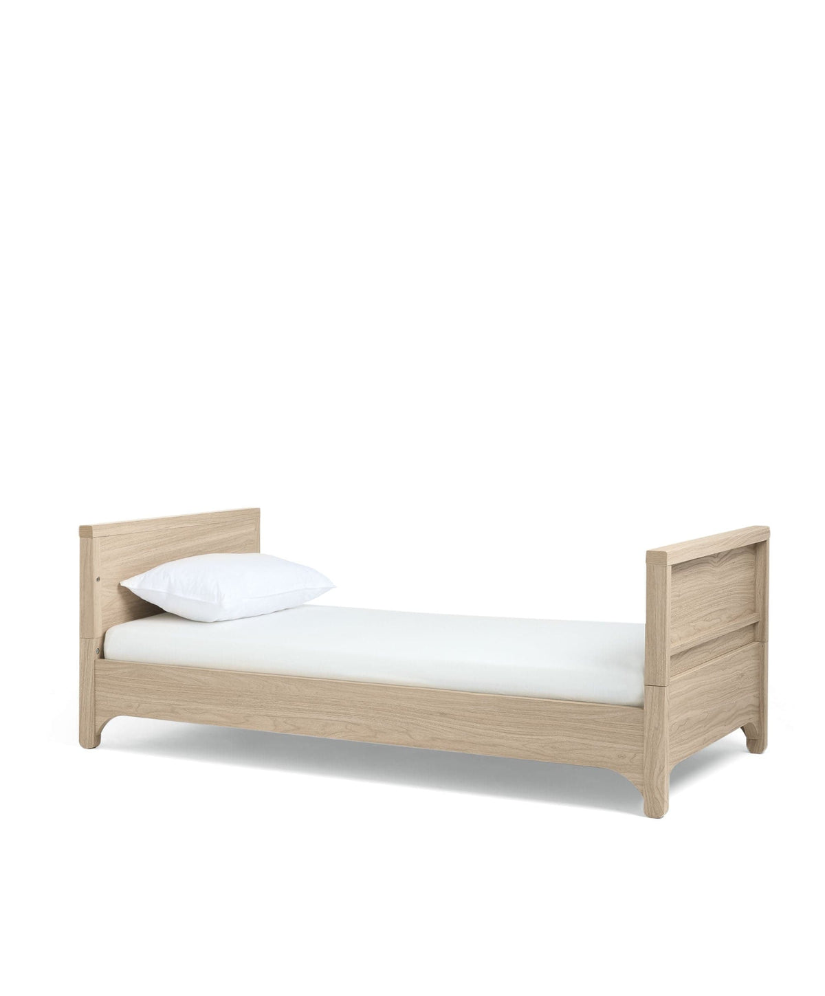 Mamas & Papas Barton 3 Piece Nursery Furniture Set with Cot Bed, Dresser and Wardrobe - Natural Oak