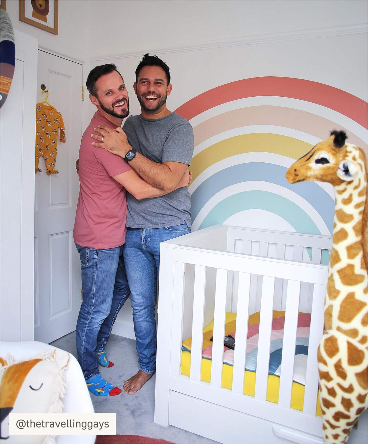 Mamas & Papas Franklin 3 Piece Nursery Furniture Set with Cot Bed, Dresser and Wardrobe - White Wash