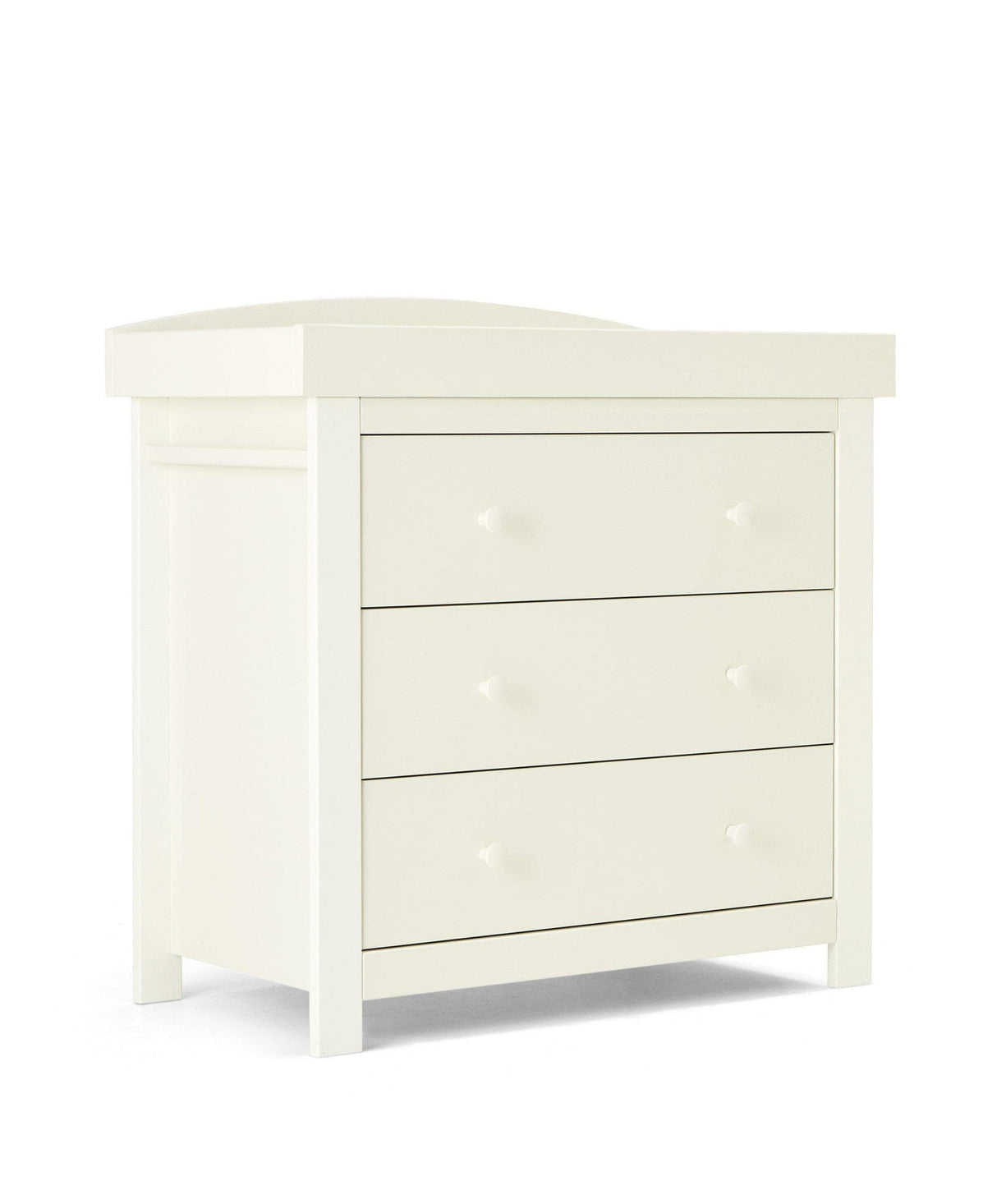 Mamas & Papas Mia 2 Piece Nursery Furniture Set with Cot Bed and Dresser - White