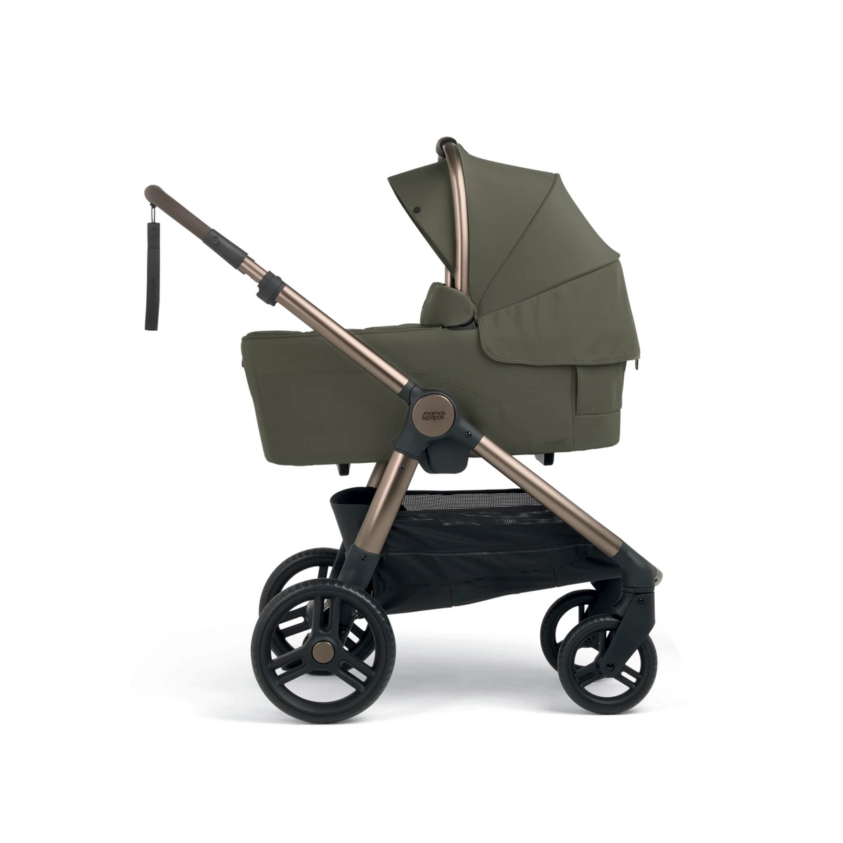 Mamas & Papas Ocarro 2 | Essential Kit (inc Pushchair, Carrycot, Adaptors, Cupholder, Bag, Footmuff, CC Stand) - Evergreen 4