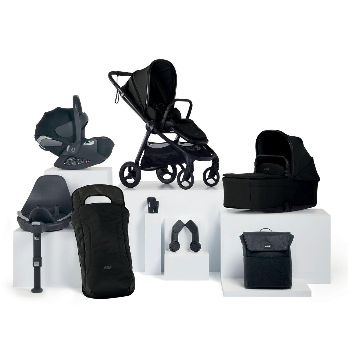 cybex mamas and papas Mamas & Papas Vardo Bundle with Cybex Cloud T & ISOFIX Base