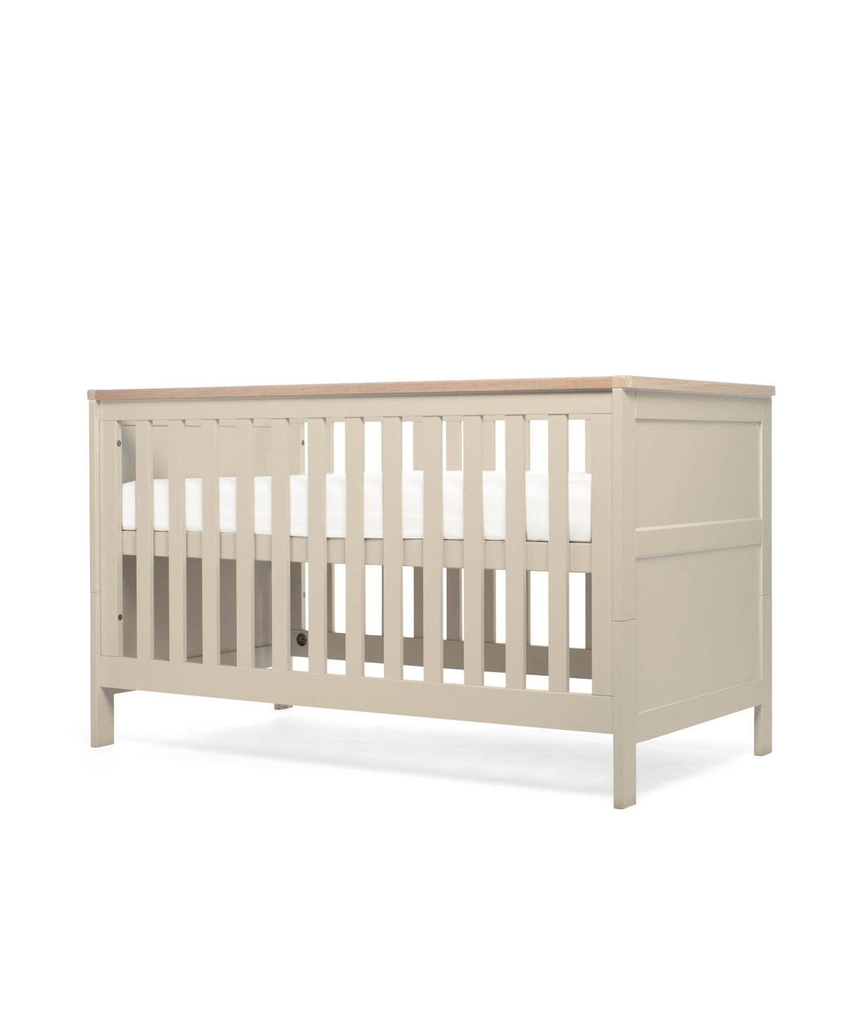 Mamas & Papas Wedmore 2 Piece Nursery Furniture Set with Cot Bed and Dresser - Cashmere