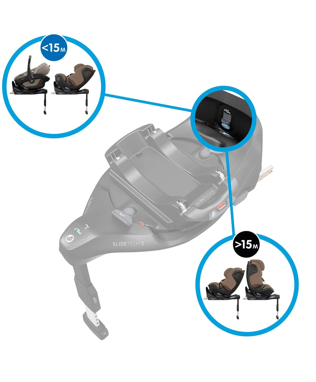 Maxi Cosi Coral Slide Pro Infant Car Seat & FamilyFix Slide Pro ISOFIX Base - Copper Terra