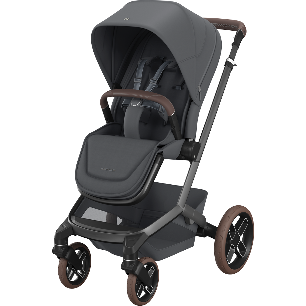 Maxi Cosi Fame 2026 Premium Family XL Travel System with Pebble Slide Pro Car Seat, Pearl XL Car Seat & Slide Pro Base - Moon Graphite 2