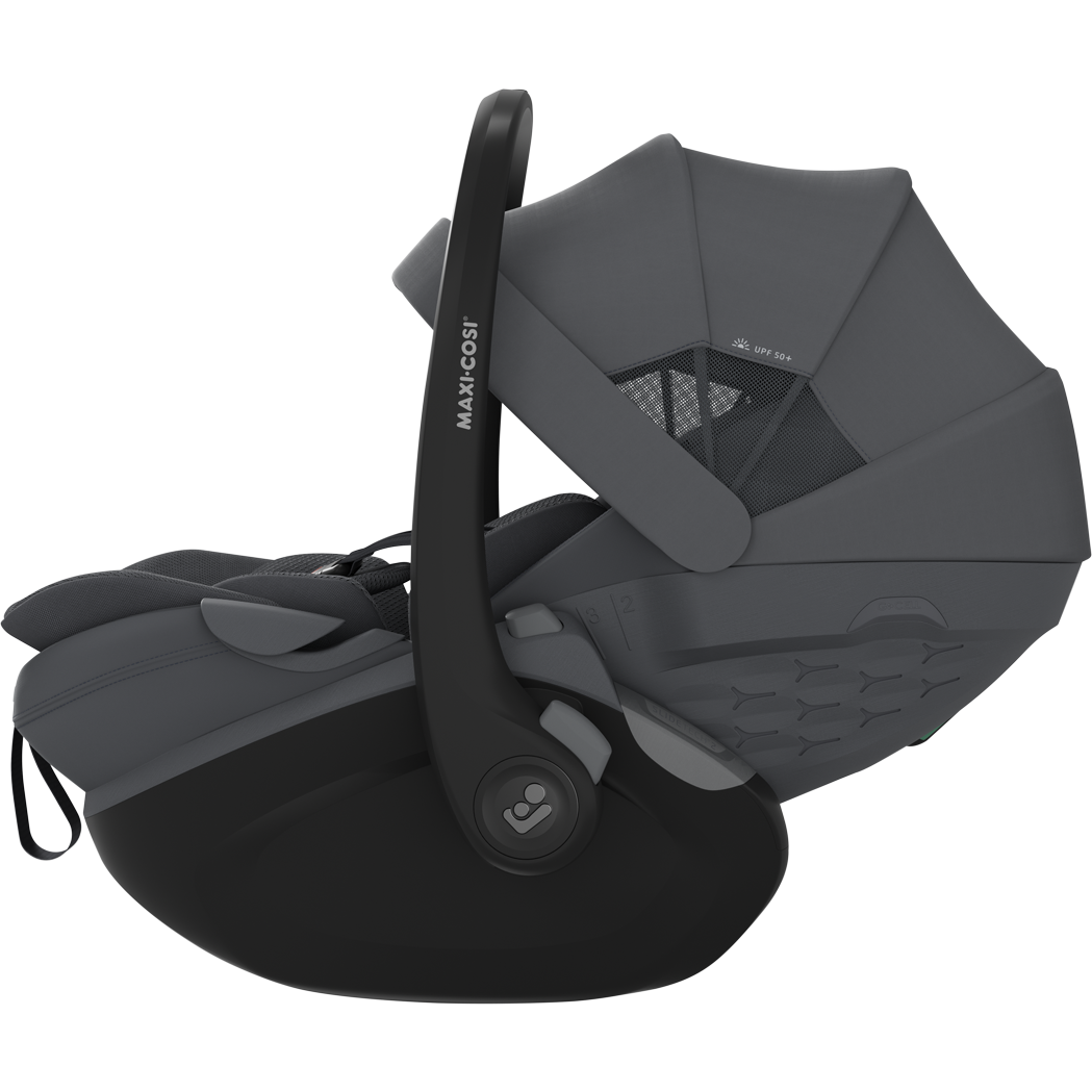 Maxi Cosi Fame 2026 Premium Family XL Travel System with Pebble Slide Pro Car Seat, Pearl XL Car Seat & Slide Pro Base - Moon Graphite 20