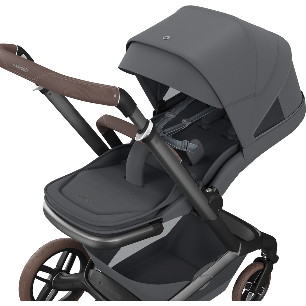 Maxi Cosi Fame 2026 Premium Family XL Travel System with Pebble Slide Pro Car Seat, Pearl XL Car Seat & Slide Pro Base - Moon Graphite 7