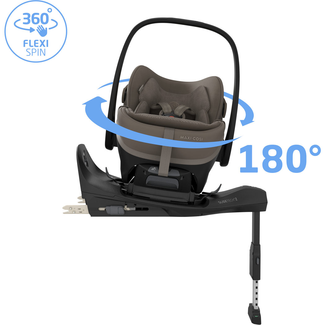 Maxi Cosi Fame 2026 Premium Family XL Travel System with Pebble Slide Pro Car Seat, Pearl XL Car Seat & Slide Pro Base - Oak Truffle 16