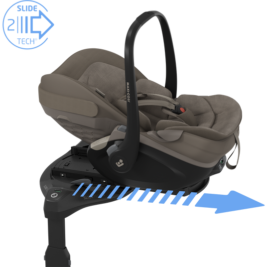 Maxi Cosi Fame 2026 Premium Family XL Travel System with Pebble Slide Pro Car Seat, Pearl XL Car Seat & Slide Pro Base - Oak Truffle 20