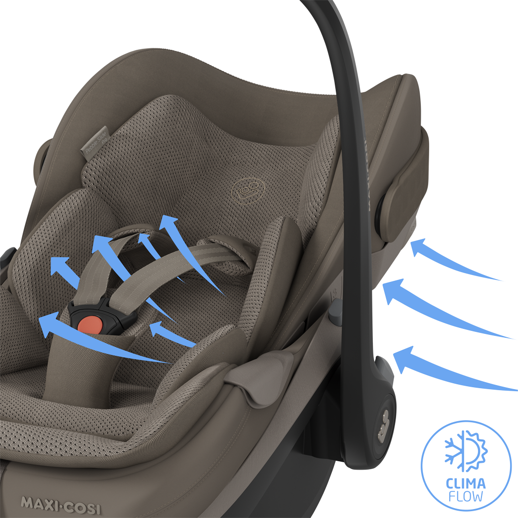 Maxi Cosi Fame 2026 Premium Family XL Travel System with Pebble Slide Pro Car Seat, Pearl XL Car Seat & Slide Pro Base - Oak Truffle 23
