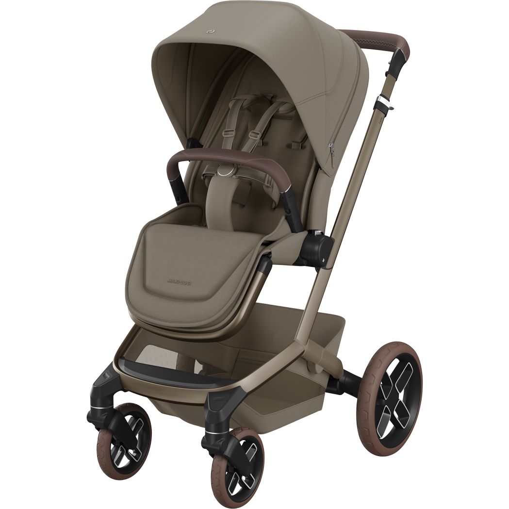 Maxi Cosi Fame 2026 Premium Family XL Travel System with Pebble Slide Pro Car Seat, Pearl XL Car Seat & Slide Pro Base - Oak Truffle 3