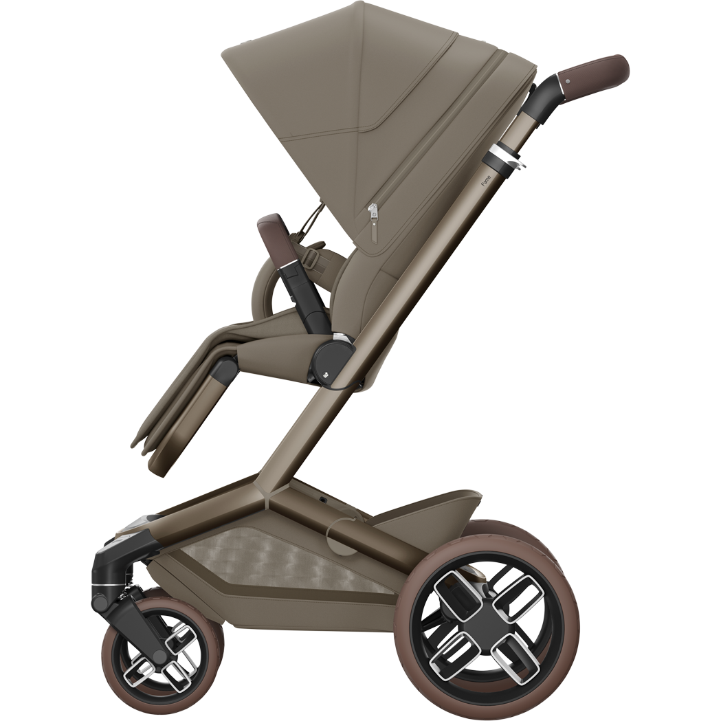 Maxi Cosi Fame 2026 Premium Family XL Travel System with Pebble Slide Pro Car Seat, Pearl XL Car Seat & Slide Pro Base - Oak Truffle 4