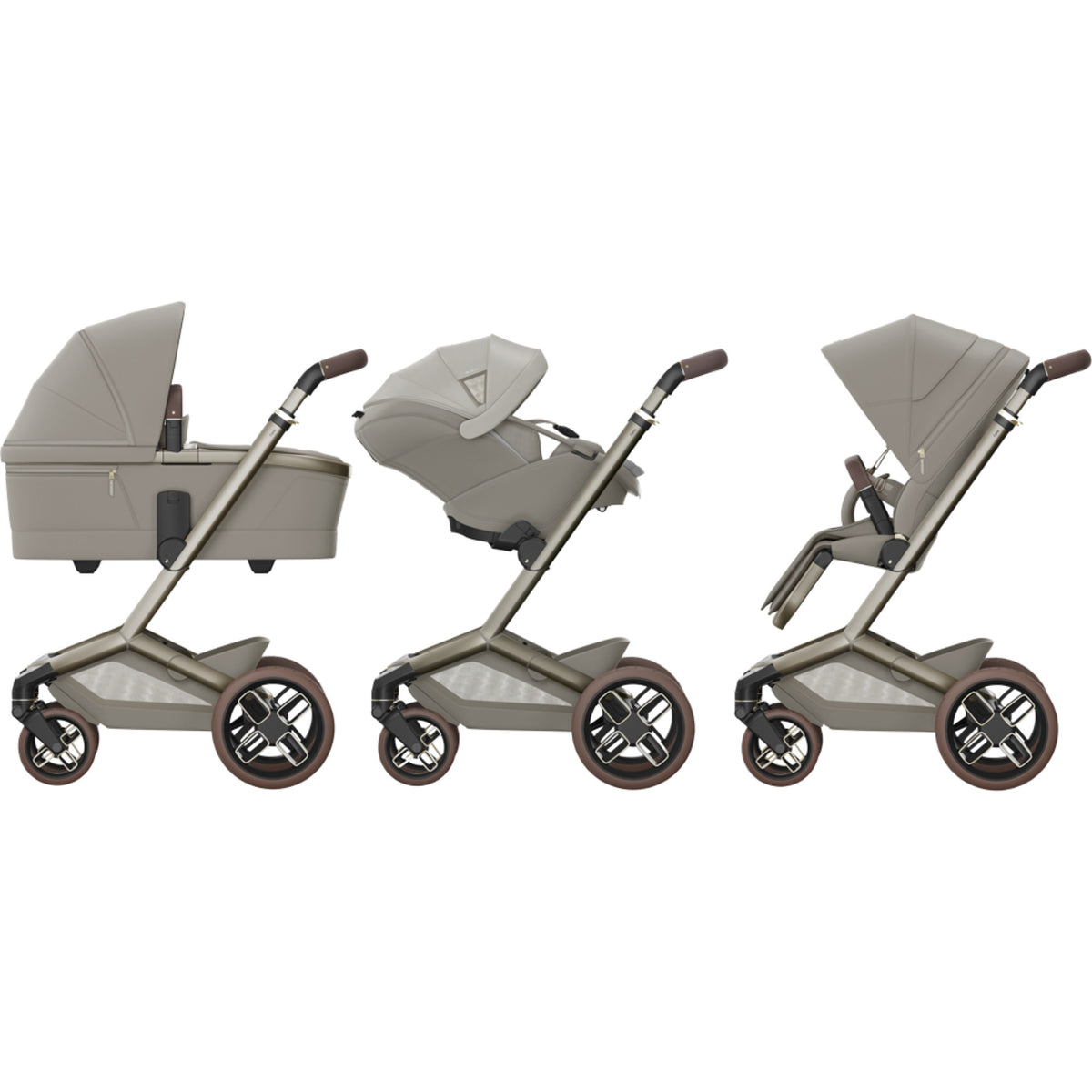Maxi Cosi Fame 2026 Premium Family XL Travel System with Pebble Slide Pro Car Seat, Pearl XL Car Seat & Slide Pro Base - Sapphire Sand 15