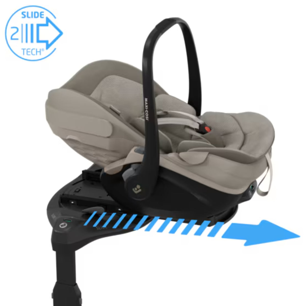 Maxi Cosi Fame 2026 Premium Family XL Travel System with Pebble Slide Pro Car Seat, Pearl XL Car Seat & Slide Pro Base - Sapphire Sand 20