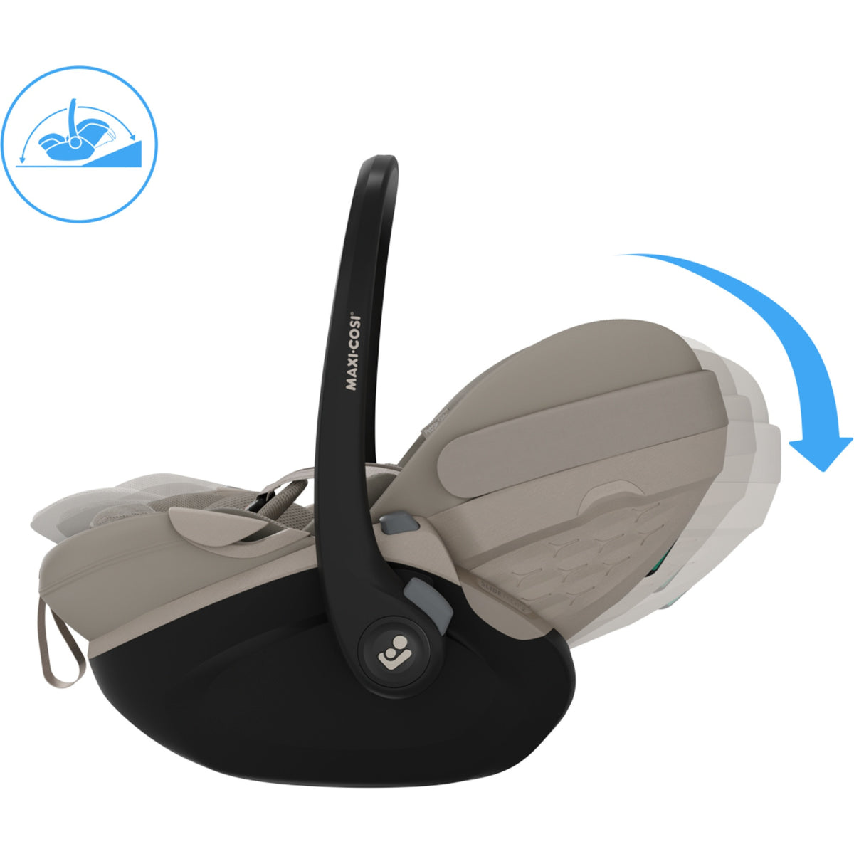 Maxi Cosi Fame 2026 Premium Travel System with Pebble Slide Pro & Slide Pro Base - Sapphire Sand 18