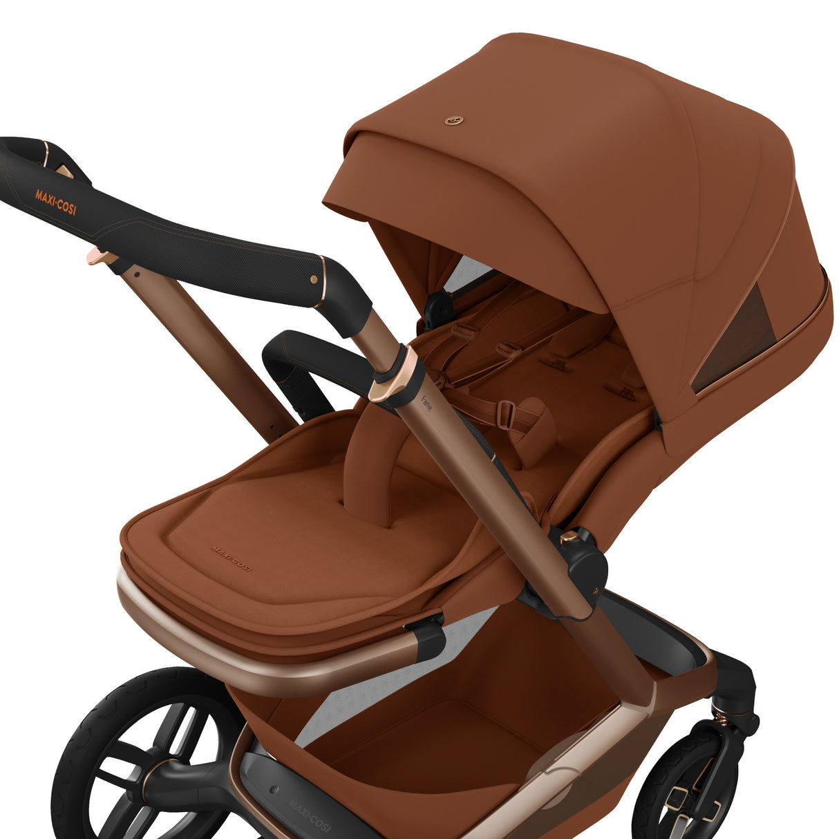 Maxi Cosi Fame 2026 Ultimate Travel System with Coral Slide Pro & Slide Pro Base - Copper Terra 7