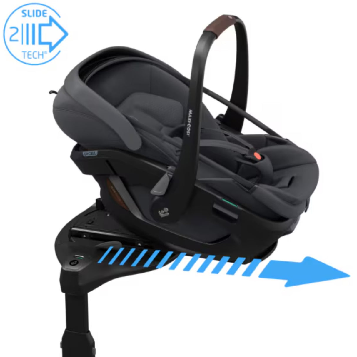 Maxi Cosi Fame 2026 Ultimate Travel System with Coral Slide Pro & Slide Pro Base - Moon Graphite 15