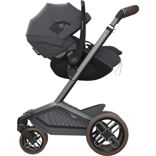 Maxi Cosi Fame 2026 Ultimate Travel System with Coral Slide Pro & Slide Pro Base - Moon Graphite 4