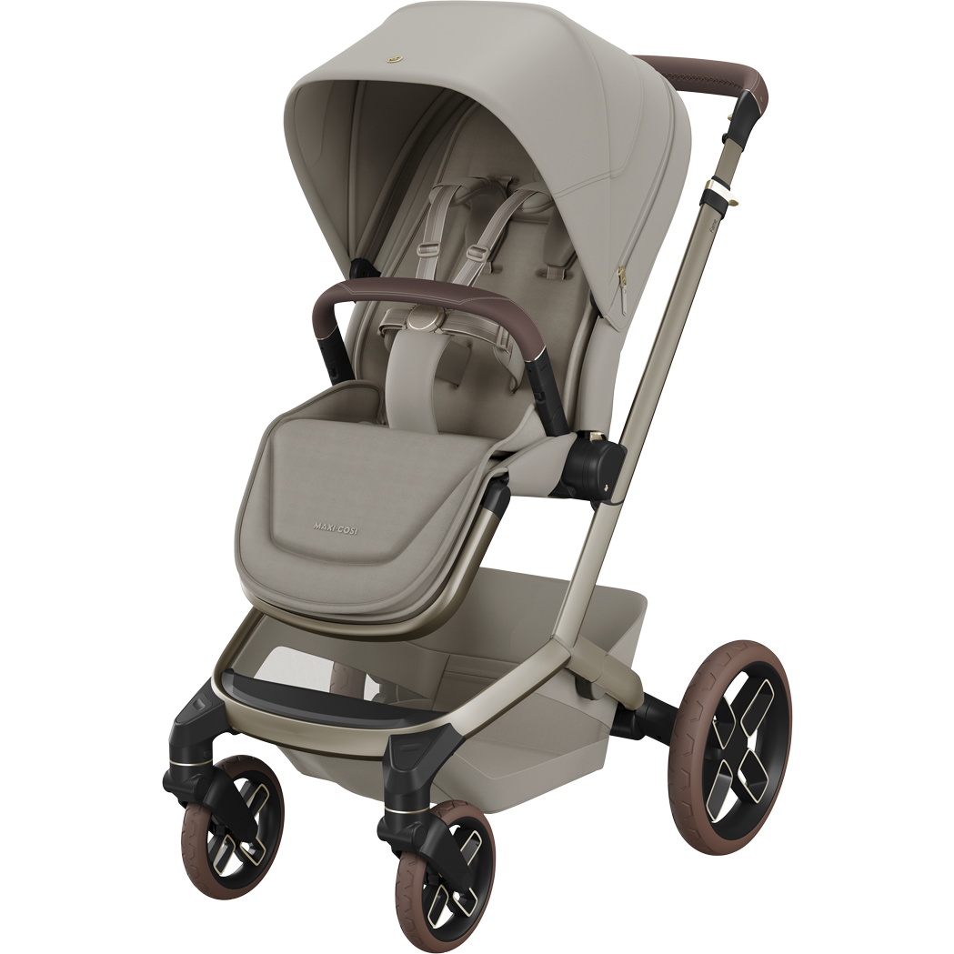 Maxi Cosi Fame 2026 Ultimate Travel System with Coral Slide Pro & Slide Pro Base - Sapphire Sand 2