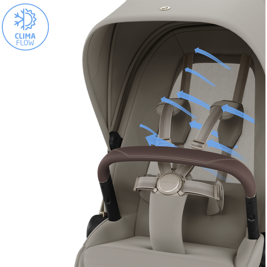 Maxi Cosi Fame 2026 Ultimate Travel System with Coral Slide Pro & Slide Pro Base - Sapphire Sand 3