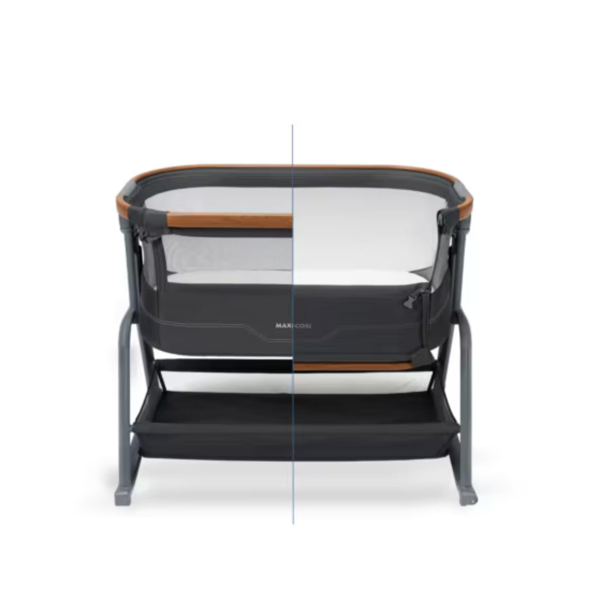 Maxi Cosi Iora Plus Bedside Crib - Elegance Graphite 6