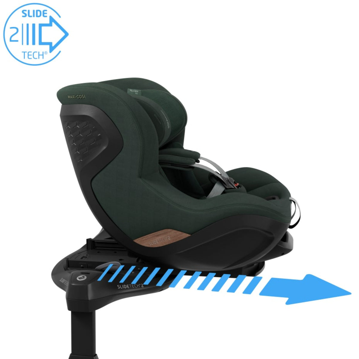 Maxi Cosi Mica Slide Pro Car Seat - Authentic Green 2