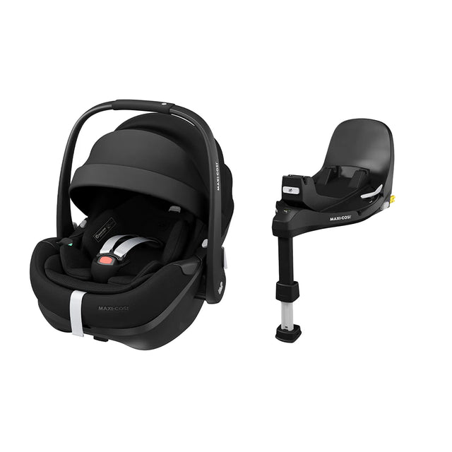 Maxi Cosi Oxford+ Premium Travel System Bundle with Pebble 360 Pro2 & ISOFIX Base - Twillic Black