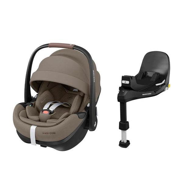 Maxi Cosi Oxford+ Premium Travel System Bundle with Pebble 360 Pro2 & ISOFIX Base - Twillic Truffle