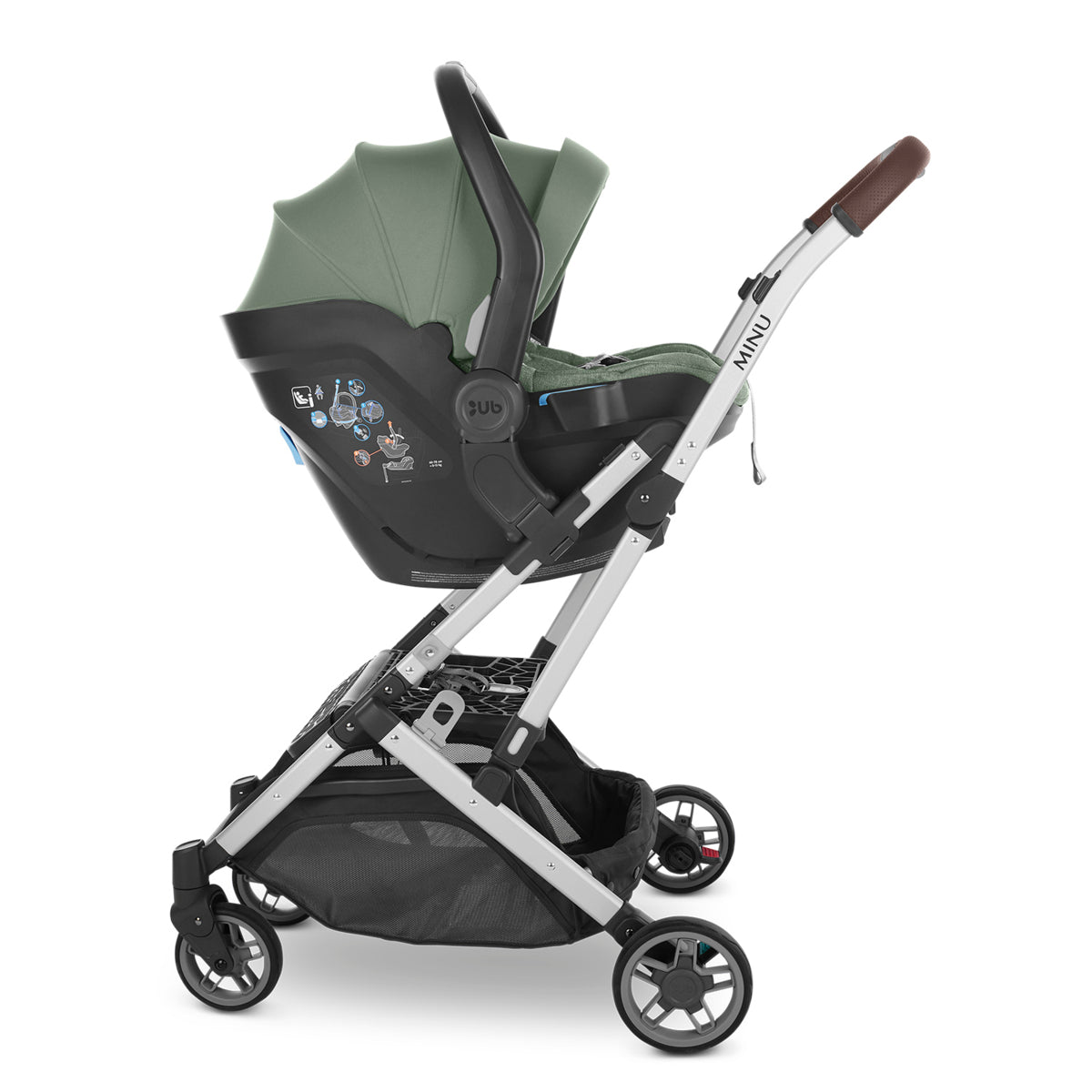 UPPAbaby Minu V2 Adaptors for Mesa Car Seat & Carrycot - Black