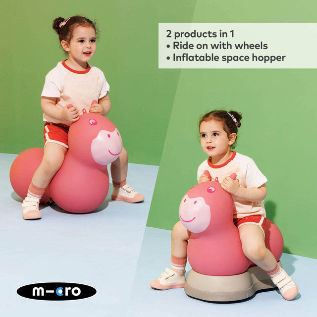 Micro Scooter Ride on Space Hopper - Pink