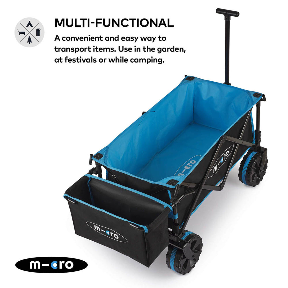 Micro Scooters Wagon Deluxe Pro - Blue