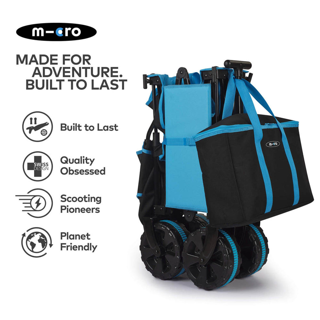 Micro Scooters Wagon Deluxe Pro - Blue