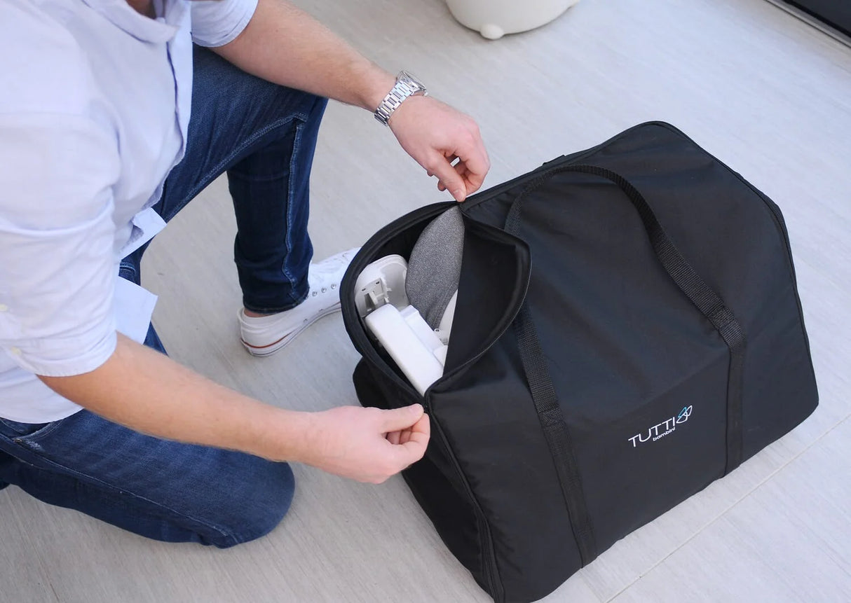 Tutti Bambini Nova Birth to 12 Years Complete Highchair Package - Scandinavian Walnut & Ecru