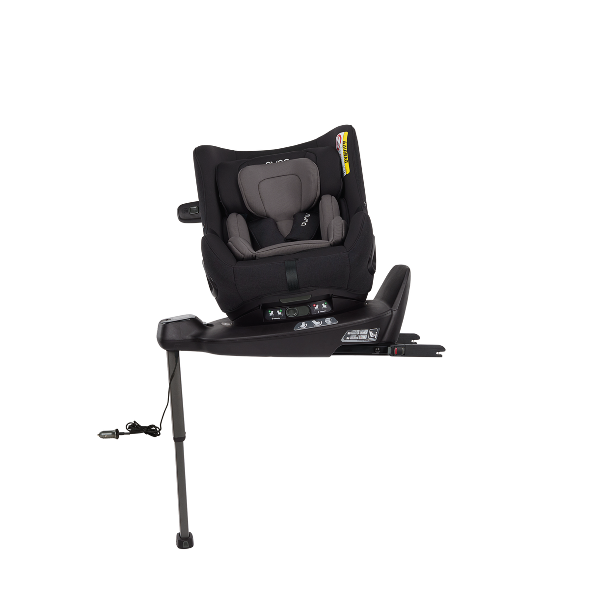 Nuna Relx Wind 360 i-Size Ventilation Car Seat - Caviar 11