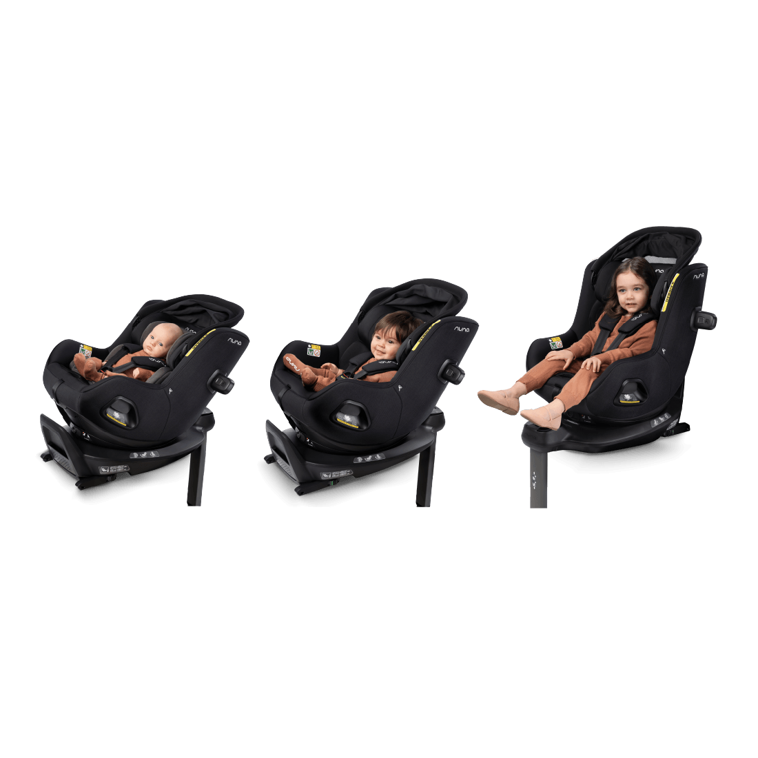 Nuna Relx Wind 360 i-Size Ventilation Car Seat - Caviar 2