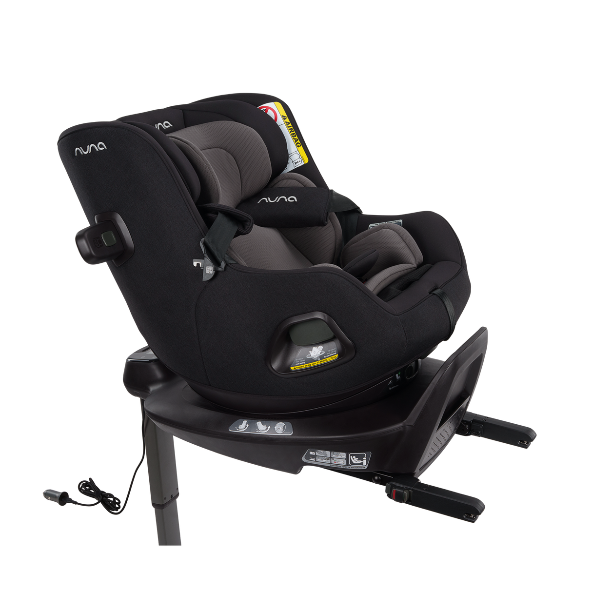 Nuna Relx Wind 360 i-Size Ventilation Car Seat - Caviar 5