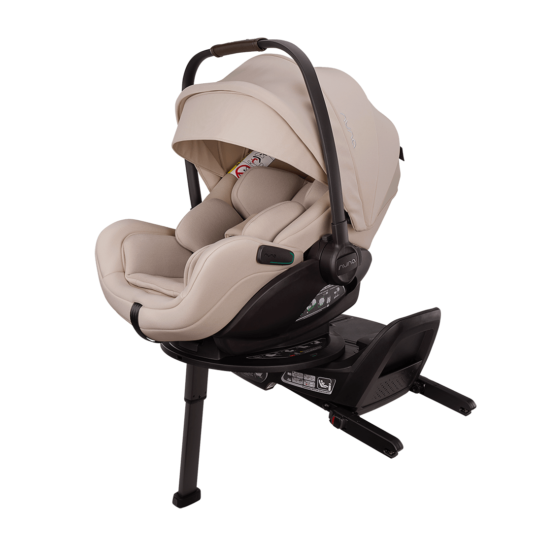 Nuna Mixx Next Travel System with ARRA Flex Car Seat & Curv ISOFIX Base - Biscotti