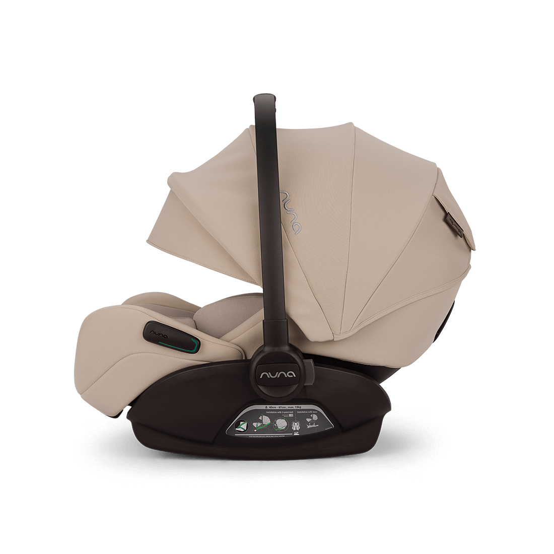 Nuna Mixx Next Travel System with ARRA Flex Car Seat & Curv ISOFIX Base - Biscotti