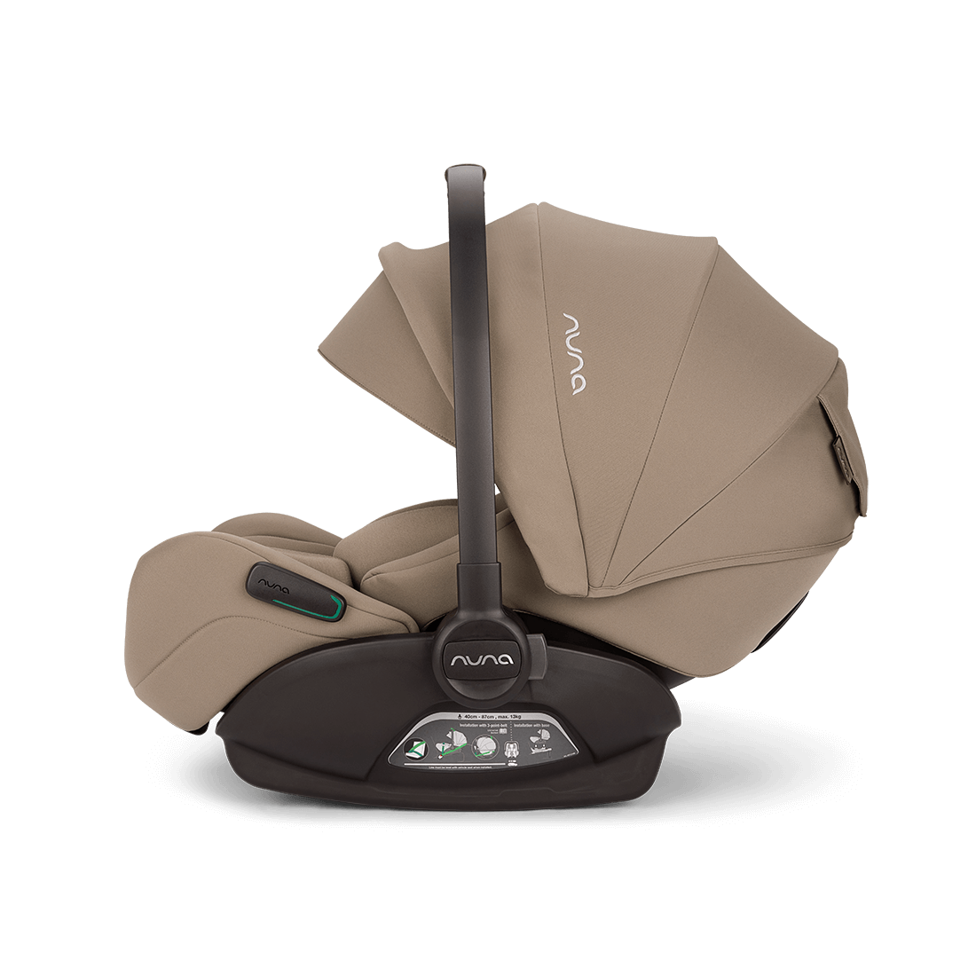 Nuna Mixx Next Travel System with ARRA Flex Car Seat & Curv ISOFIX Base - Cedar