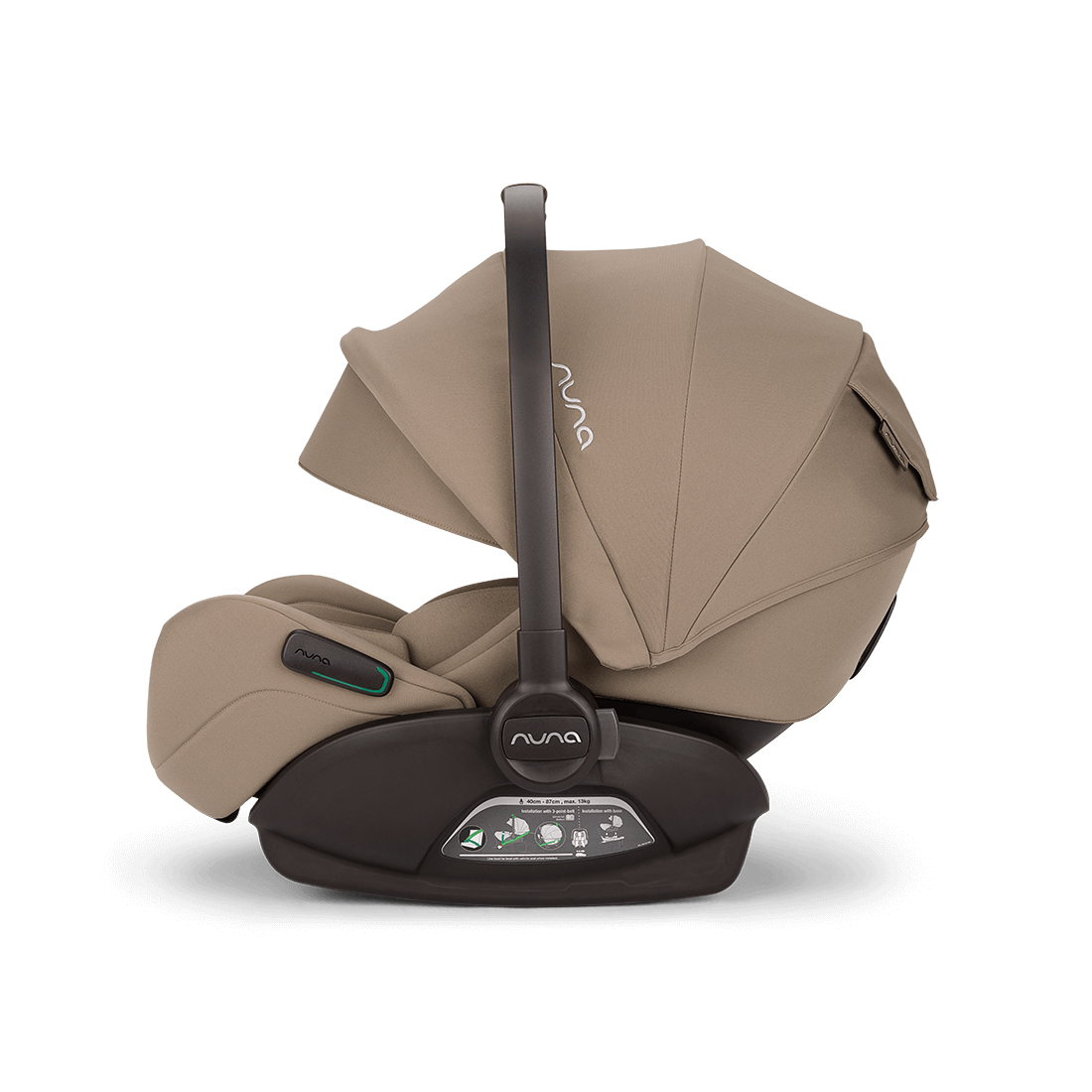 Nuna Mixx Next Travel System with ARRA Flex Car Seat & Curv ISOFIX Base - Cedar