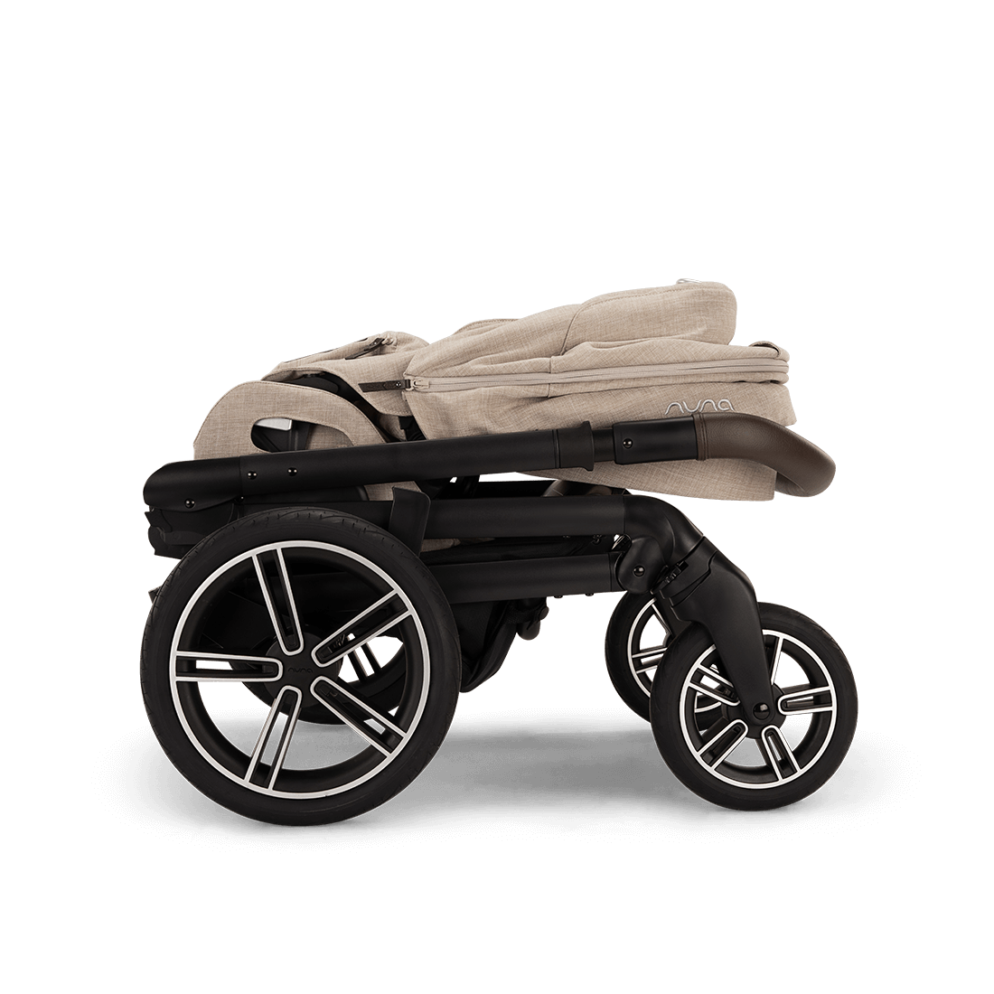 Nuna Mixx Next Travel System with ARRA Flex Car Seat & Curv ISOFIX Base - Biscotti