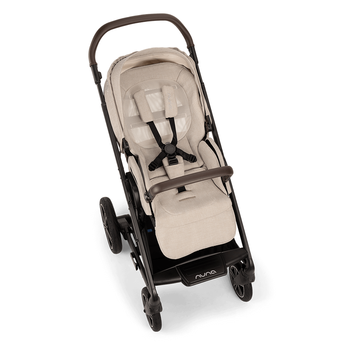 Nuna Mixx Next Travel System with ARRA Flex Car Seat & Curv ISOFIX Base - Biscotti